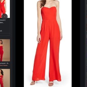 Leith Red Jumpsuit
